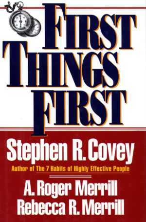FIRST THINGS FIRST (PB)