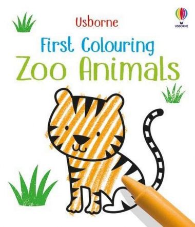 FIRST COLOURING: ZOO ANIMALS