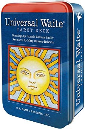 UNIVERSAL WAITE TAROT DECK IN A TIN