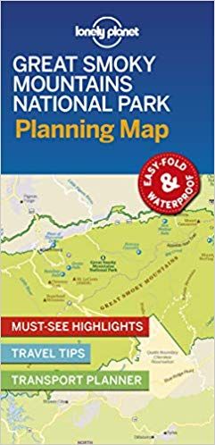 LONELY PLANET PLANNING MAP: GREAT SMOKY MOUNTAINS NATIONAL PARK (1ST ED.)
